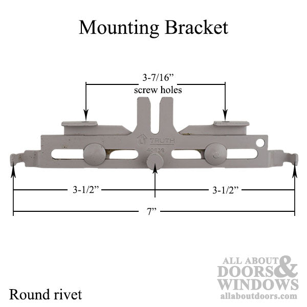 Truth® Mounting Bracket - 40636 Round / Cylindrical Rivet