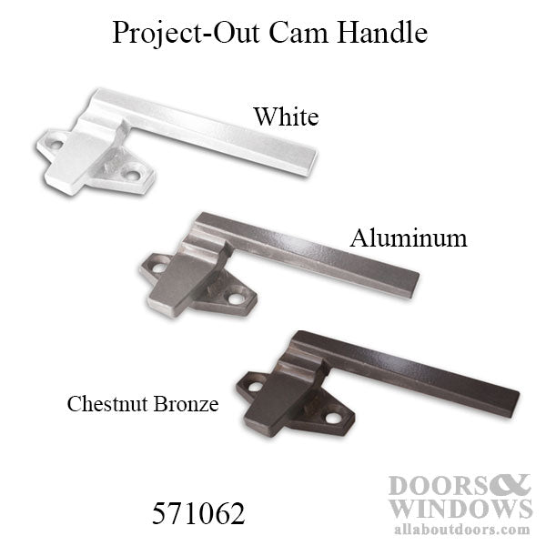 Project-Out two hole cam handle, Right Hand - Choose Color