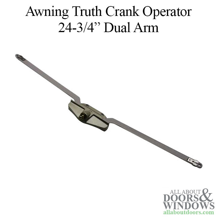Truth Awning Crank Operator 24-3/4 inch Dual Arm