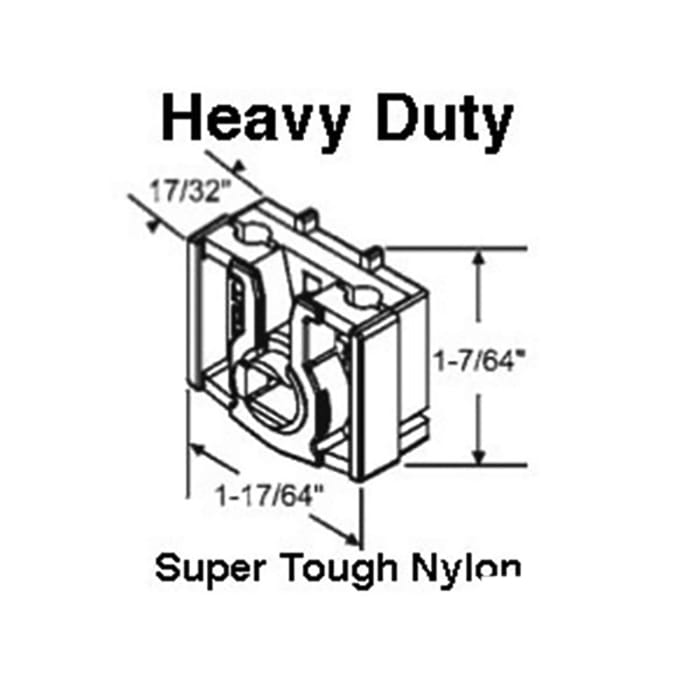 Brake Shoe 1-1/4" Pocket Pivot Lock Pat. 4.610.108 Heavy Duty