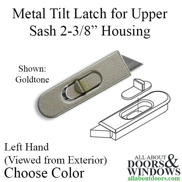 Truth Left Hand Metal Tilt Latch 2-3/8" Upper Sash - 503203
