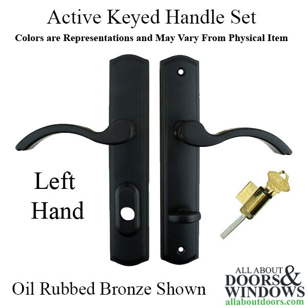 Active Handle set 100 Series Lever, C Plate, Left Hand - Choose Color