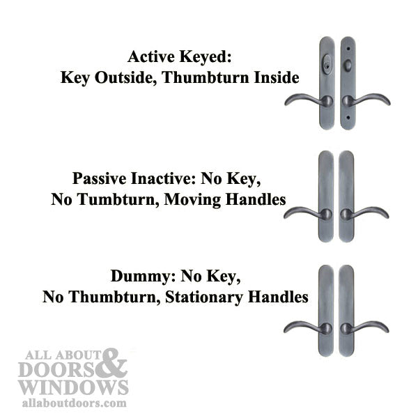 Forgings 10" Passive / Dummy Non-Keyed Handle Set