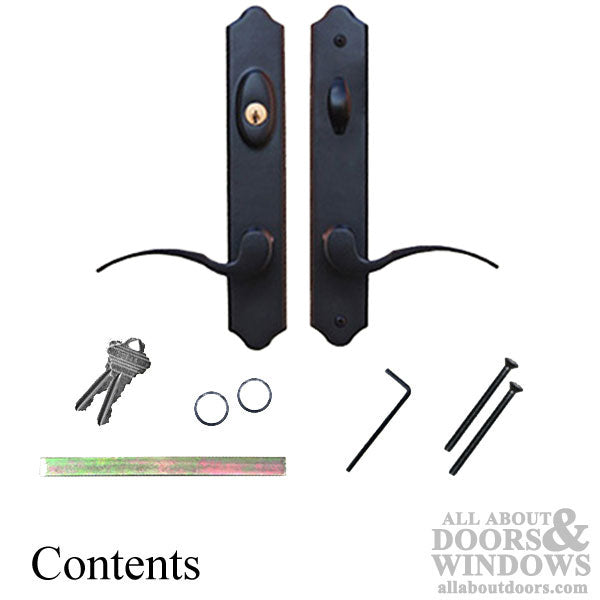 True Elegance 8" Arch Active Keyed Handle Hardware Hinged Door