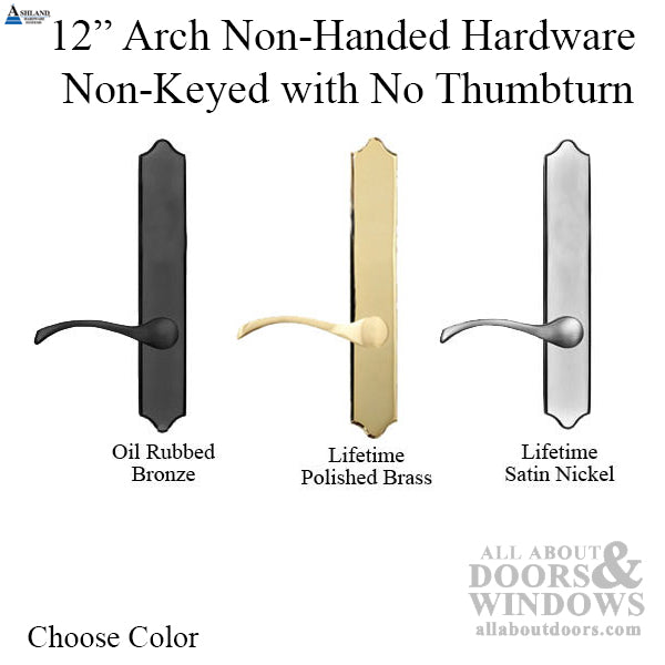 Expressions 12Inch Arch Passive/ Dummy Hardware - Choose Color