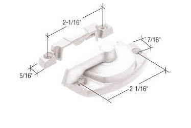 Diecast Sash Cam Lock for Vinyl & Aluminum Double Hung Windows