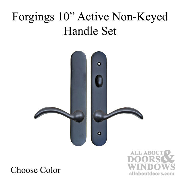 Forgings 10" Round Top Active Non-Keyed Handle Set