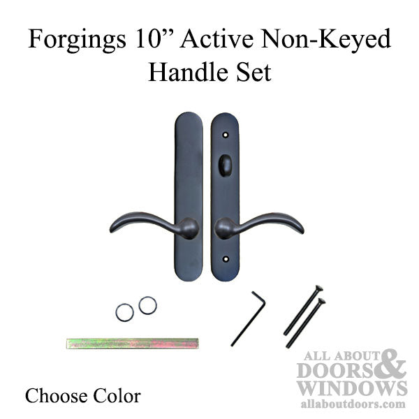 Forgings 10" Round Top Active Non-Keyed Handle Set