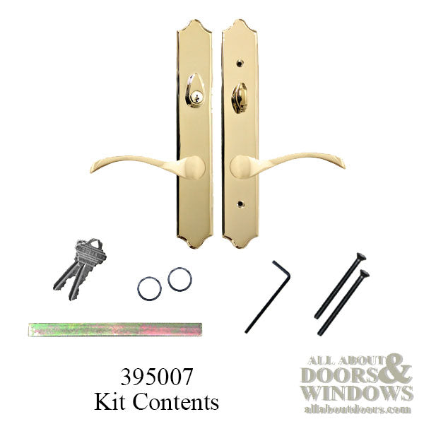 Expressions 12 Inch Arch Active Keyed Hardware - Choose Color