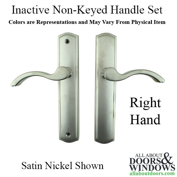 Inactive Handle set 100 Series Lever, C Plate, Right Hand - Choose Color