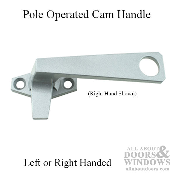 Truth 45087 25 Series Inline Pole-Operated Cam Handle, Aluminum