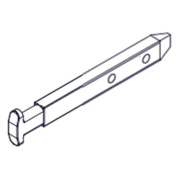 23145 Pivot Bar, 2-1/2" T-Head, 2 Hole Zinc Die Cast