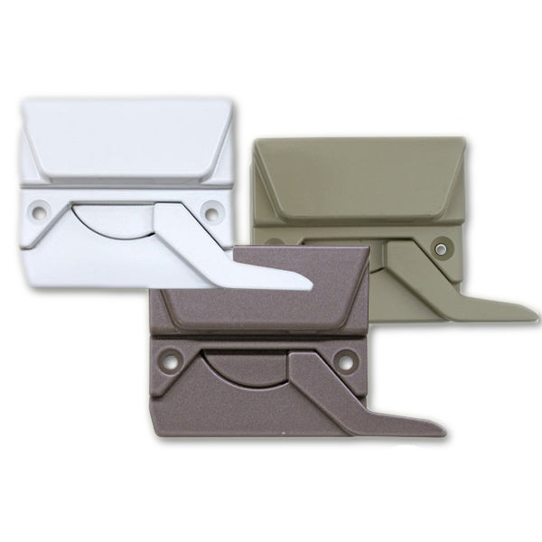 Left Hand Sash Lock with 2-3/8 Inch Screw Holes - Choose Color