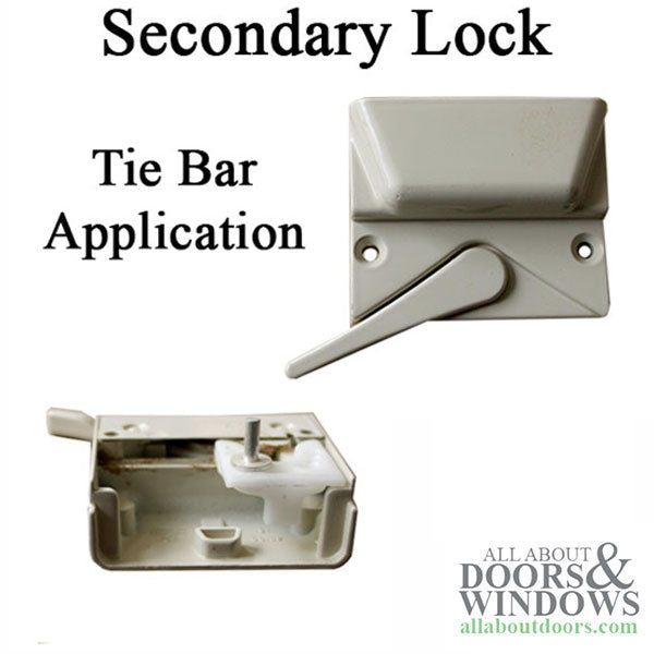 Truth 16.53 Secondary Sash Lock w/ Lever & Pin - Tie Bar