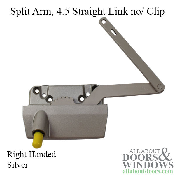 Operator, Split Arm, 4.5 Straight Link no/ Clip, Old Style Housing, Right Hand (RH) - Choose Color