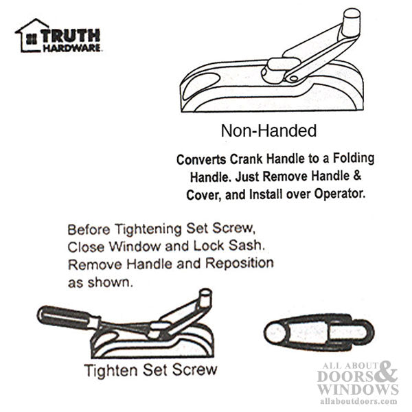 Cover and Folding Handle, Truth Entrygard Series