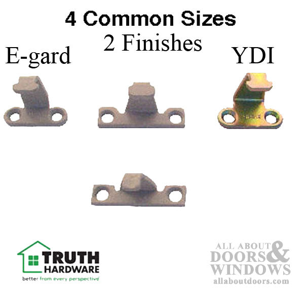 7/8" Screw Hole Sash Lock Keeper for Truth 16.18 & 16.19 – Steel