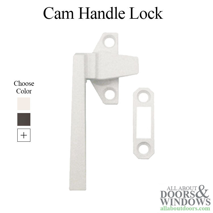 Cam Handle lock - 1-1/2 Inch Hole C-C - Left - Choose Color