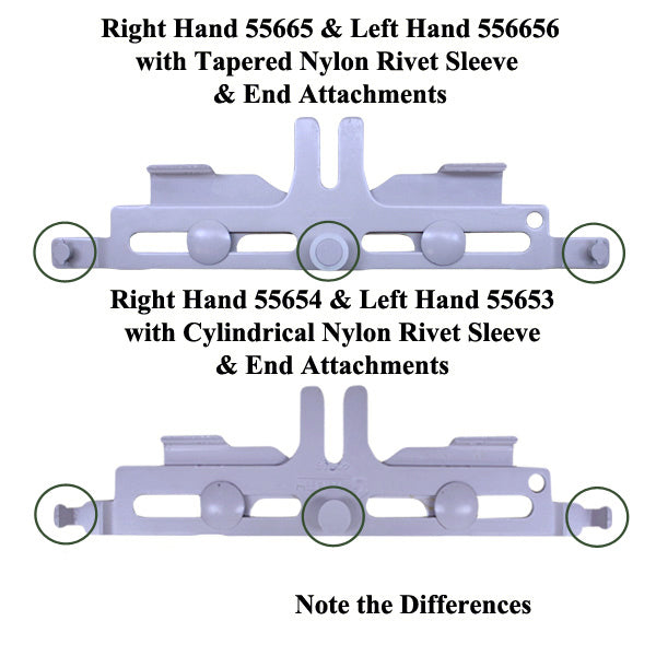Right Hand Multi-Point Sash Lock with Bracket – White