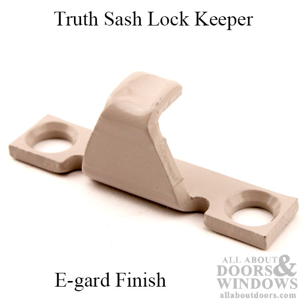 Truth Sash Lock Keeper, E-Gard Finish, 1-3/8" CTC (#20034)