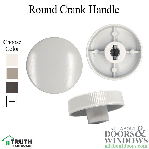 Crank Handle, 11/32 Spline, Round