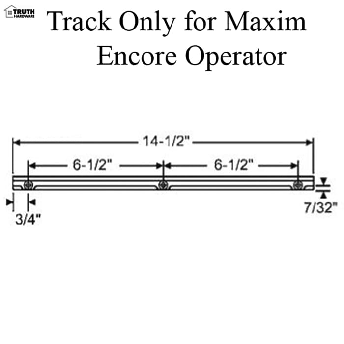 Truth 41014 Casement Window Track for Maxim & Encore