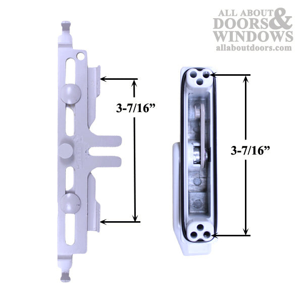 Truth 55653 Left-Hand Multi-Point Sash Lock, White