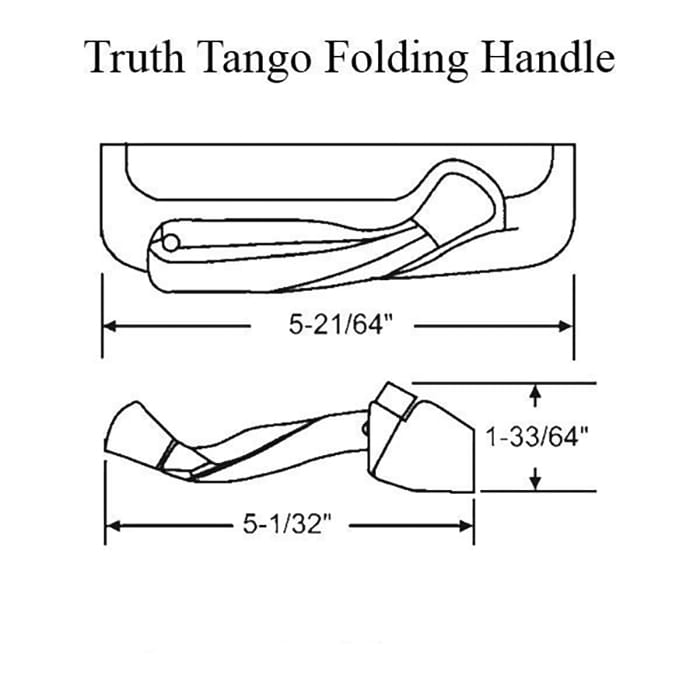 Truth Tango Folding Handle with Cover For Truth Encore Operator Right Hand