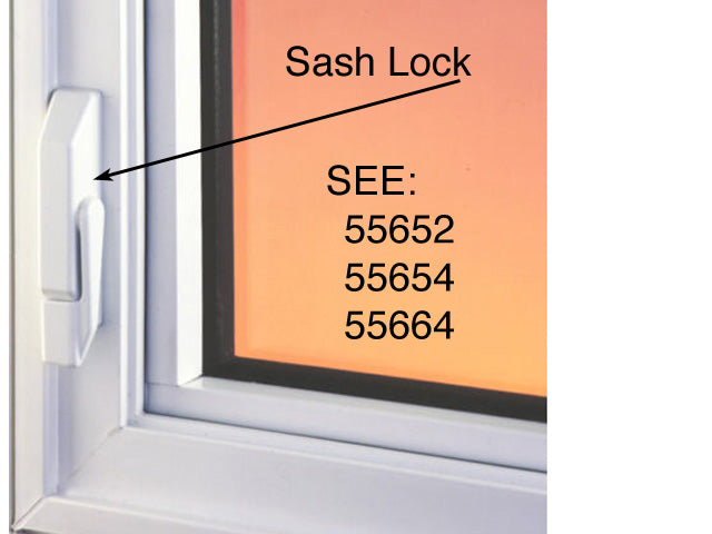 Truth 55653 Left-Hand Multi-Point Sash Lock, White
