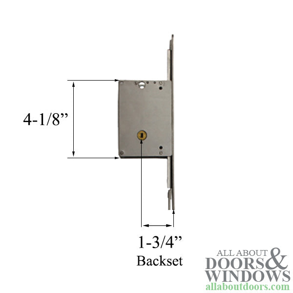Sentinel XM-55 2-Point Sliding Door Lock, Stainless Steel