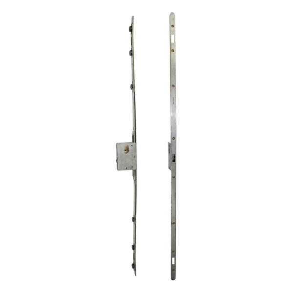 Sentinel 3-Hook Sliding Door Lock, 45mm Backset, Stainless Steel