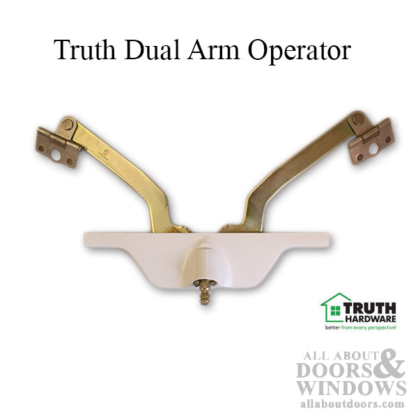 22.17.32.100 Dual Arm Front Mount Awning Operator – White