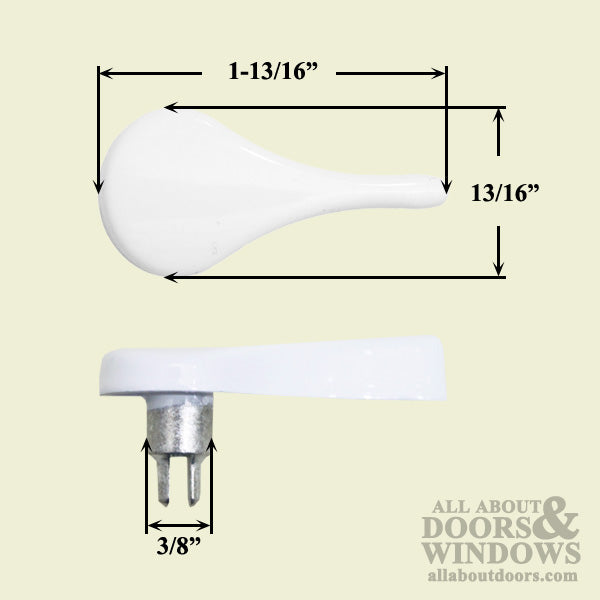 Thumb Turn with Tail Piece Kit - Choose Color