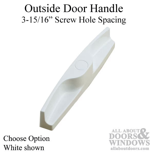 Outside Pull, 3.94 / 3-15/16'' Screw Hole Pattern - Choose Color