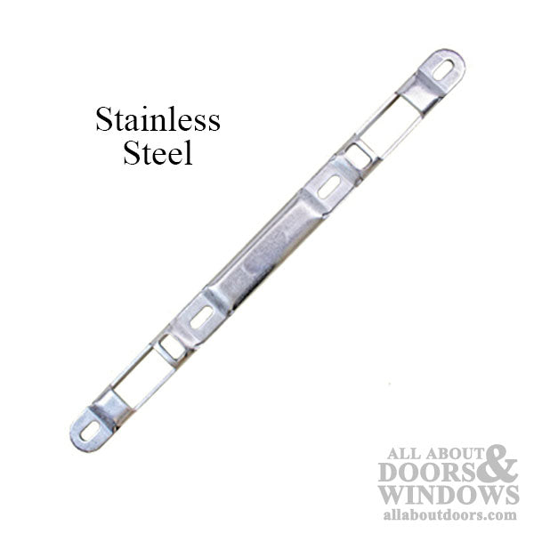 5/8" Raised Dual Point Sliding Door Keeper, Stainless Steel