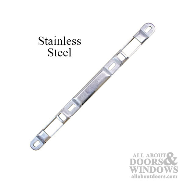 3/4" Raised Dual Point Sliding Door Keeper, Stainless Steel