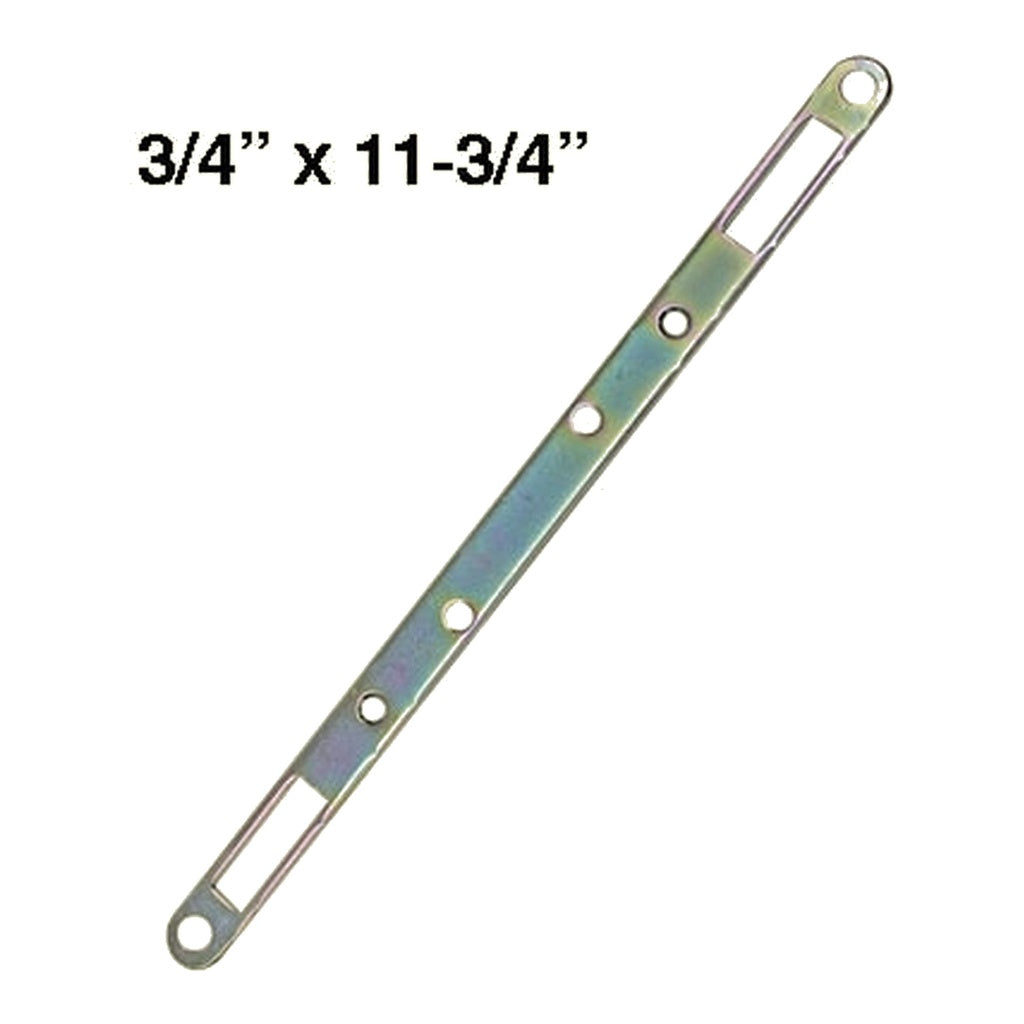 Long Stainless Steel Face Plate 3/4" x 11-3/4" for 2-Point Mortise Lock