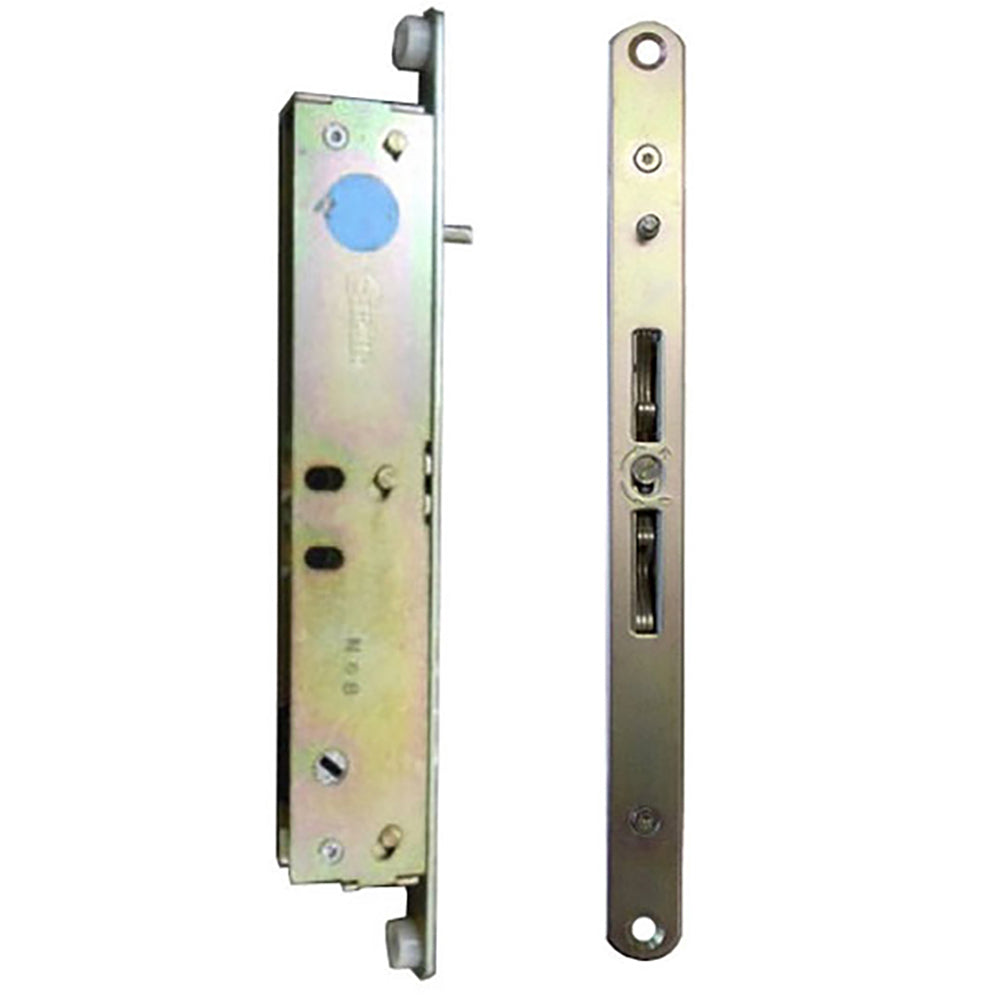 N6B 2-Point Double Hook Sliding Door Lock with Supports, Outward