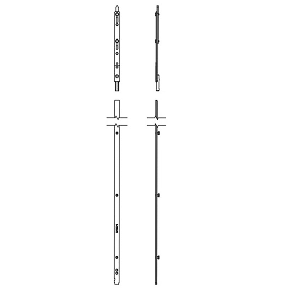 16mm P2000 Active Upper Assembly for Doors 108.5"–121.5"