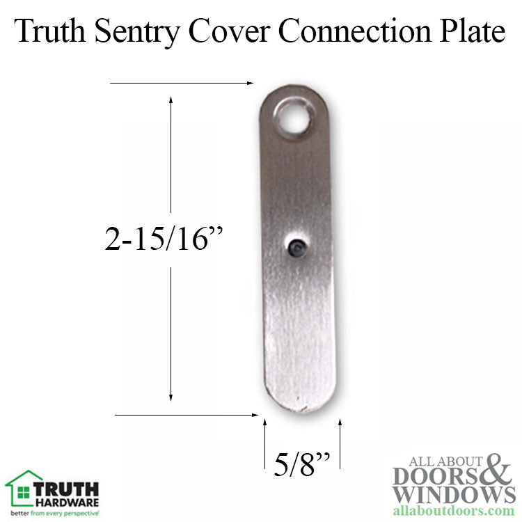 20mm Truth Sentry Stainless Steel Cover Connection Plate