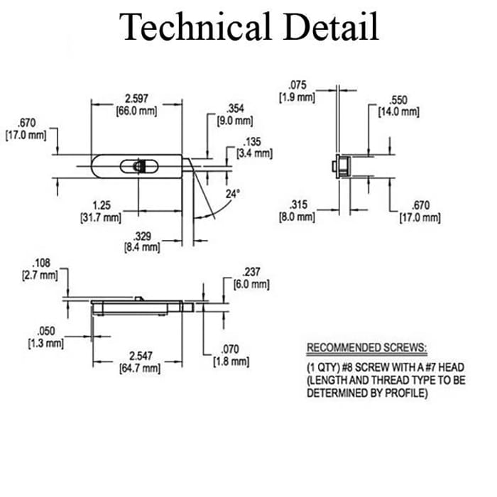 Truth 4262 Tilt Latch, Left Hand, Double Hung - 503207