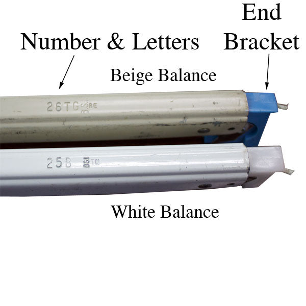 Weather Shield 1/2" Ribbed Channel Balance #17 End Bracket D70 Vinyl Jambliner