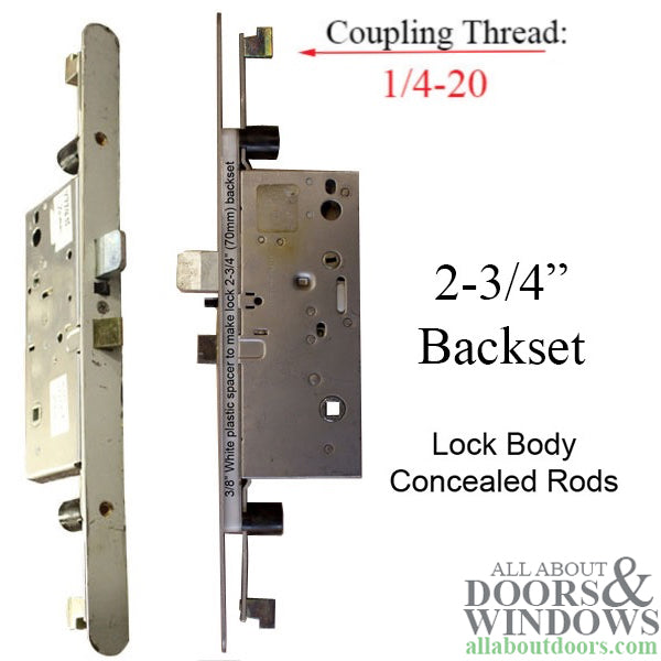 Active Concealed Multi-Point Lock 70/92 Radius Faceplate Gearbox