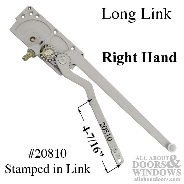 Right Hand Casement Operator, Entrygard Dual Arm Long Link 20810