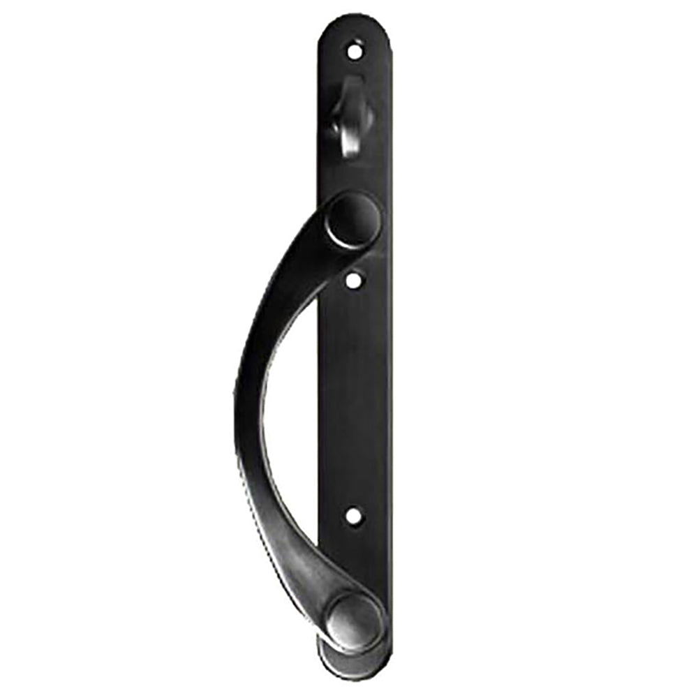 Titan Keyed Handle Set for 1-3/4" Active Sliding Door – Black