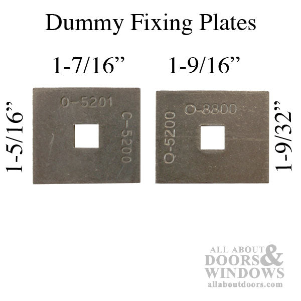 C-5200 Fixing Plate for Ashland® Door Levers, 1-7/16" x 1-5/16"