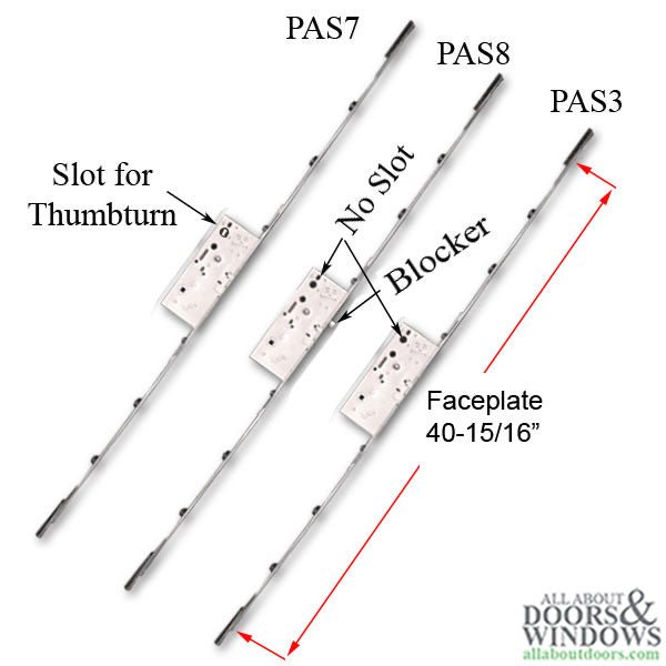 Passive 60/92 Sentinel Multi-Point Door Lock Gearbox - SS