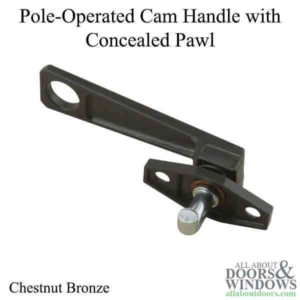 Left Hand 12.7mm Concealed Pawl Cam Handle, Chestnut Bronze