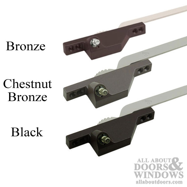 Truth Single Arm Casement Operator, Front Mount, Left Hand - Choose Color