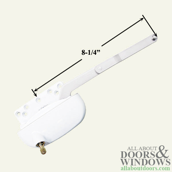 Right Hand Split Arm Casement Window Operator – White Offset Link